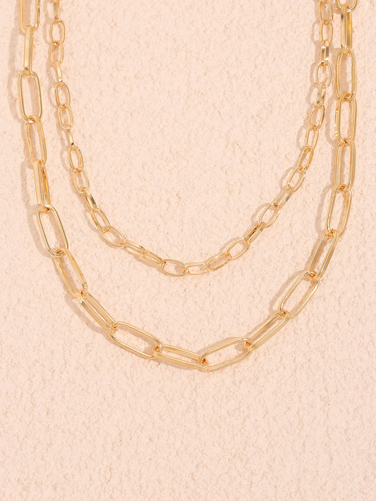 Carys Gold Layered Chain Necklace