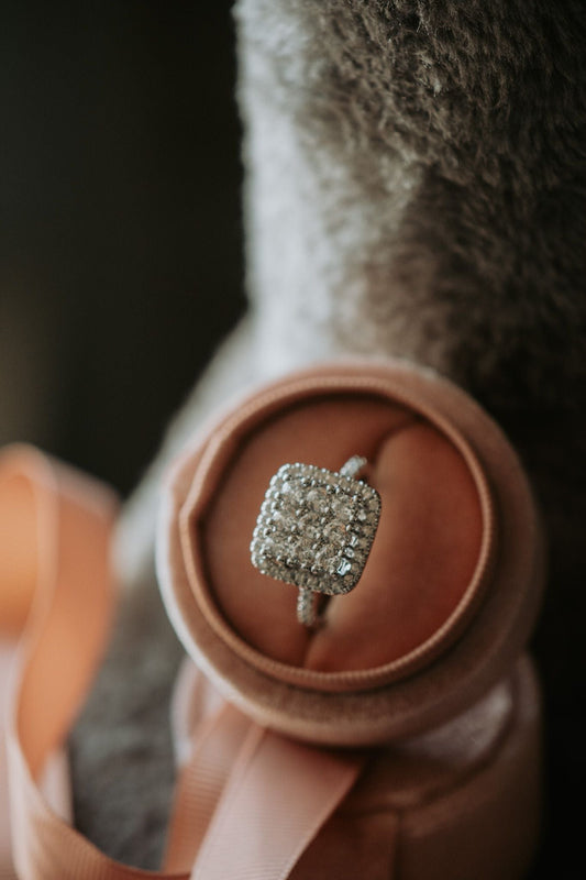I Need You Clustered Stones Sterling Silver Ring