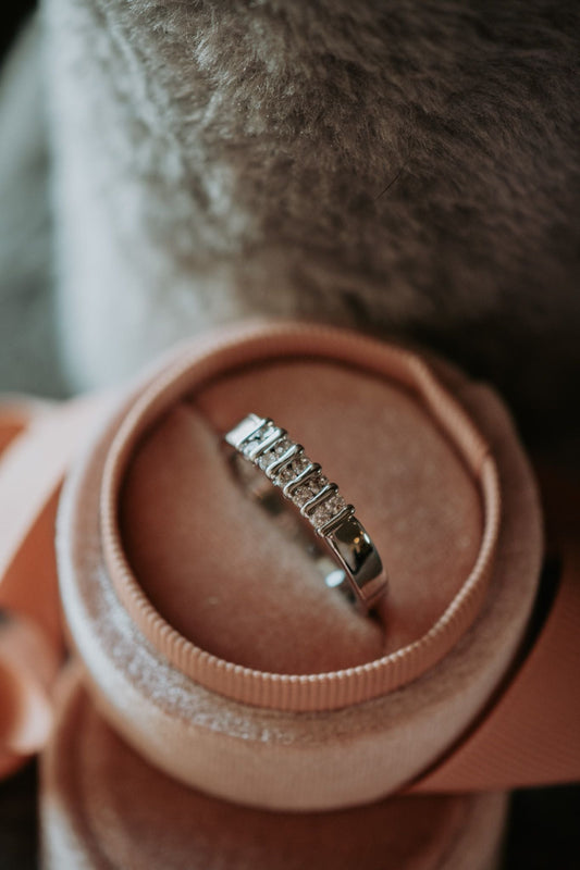 So Connected Cubic Zirconia Sterling Silver Ring