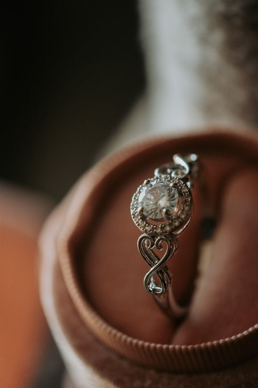 You Are Loved Round Cut Sterling Silver Ring