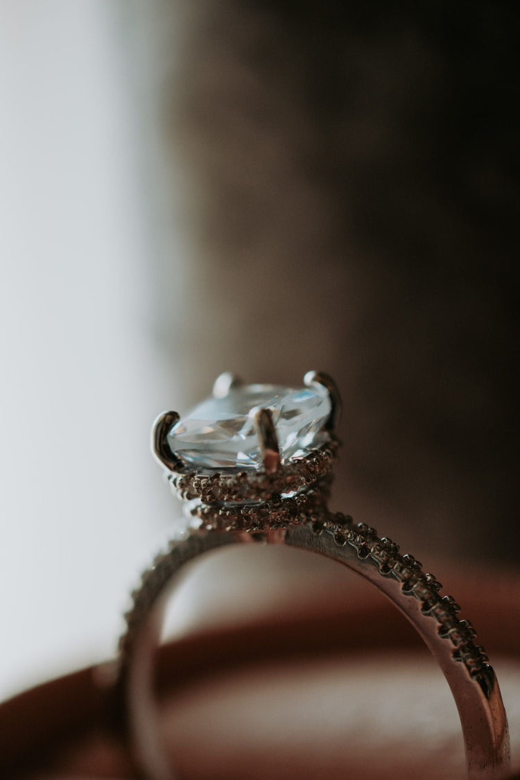 All Of Me Cushion Cut Sterling Silver Ring